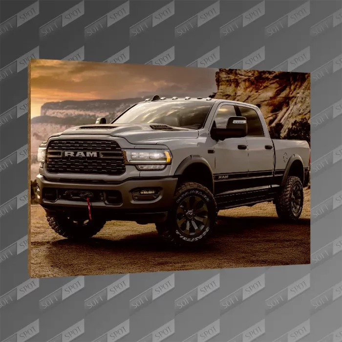 تخته شاسی طرح Ram 2500 Power Wagon 2024 MDF-191