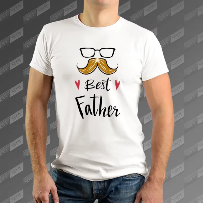 تیشرت مردانه طرح Best Father TS-763