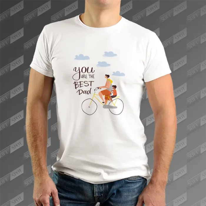 تیشرت مردانه طرح You are the best Dad TS-771