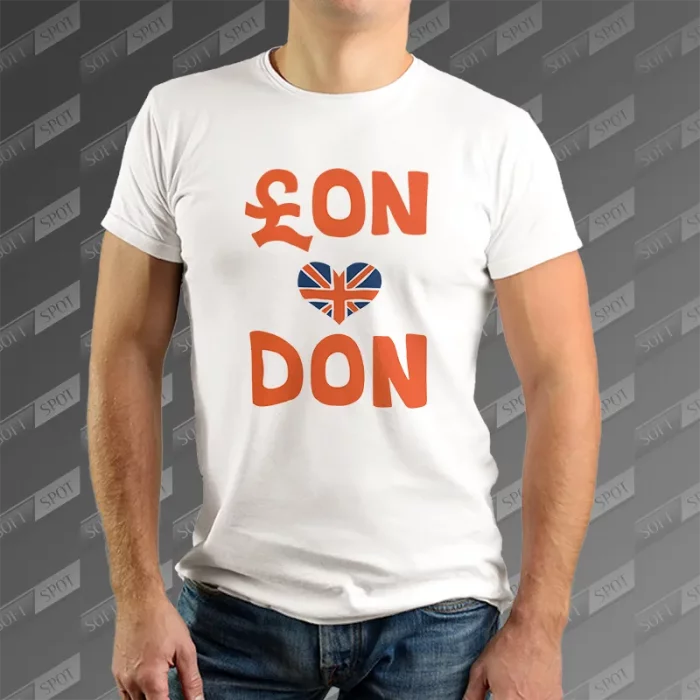 تیشرت مردانه طرح London TS-808