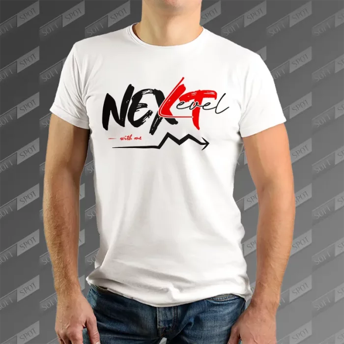 تیشرت مردانه طرح Next Level with Me TS-931