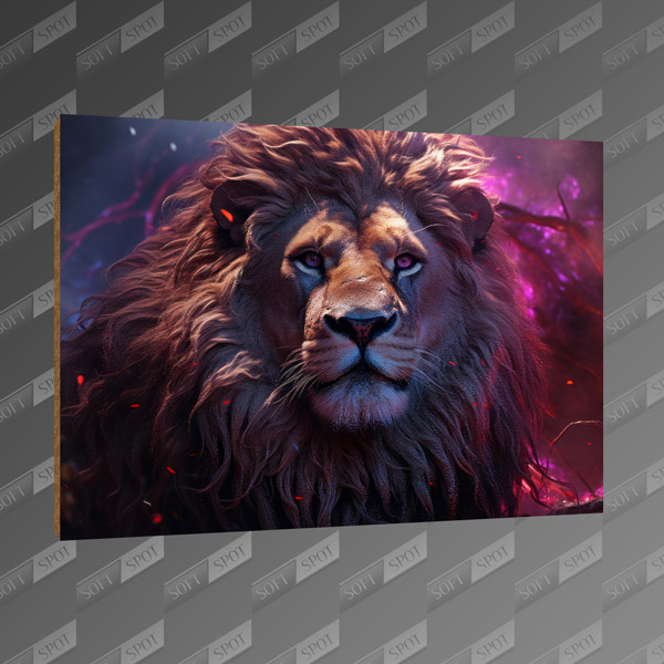 تخته شاسی طرح Male Lion MDF-29