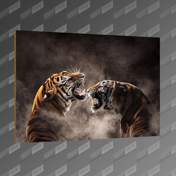 تخته شاسی طرح Tigers Roaring MDF-53