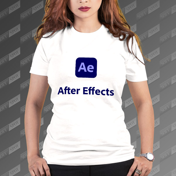 تیشرت زنانه طرح After Effects TS-493