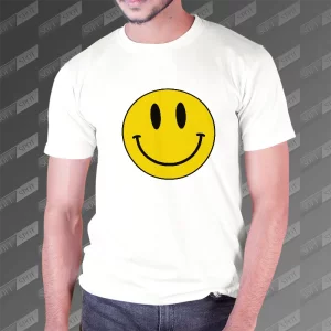 تیشرت مردانه طرح شکلک لبخند TS-675
