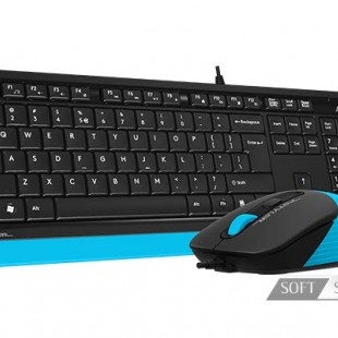 کیبورد و ماوس A4Tech Fstyler Sleek Multimedia Comfort Desktop Set F1010