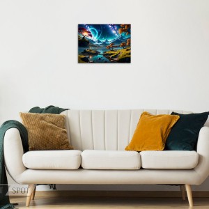 تخته شاسی طرح Dreamy Landscape MDF-48