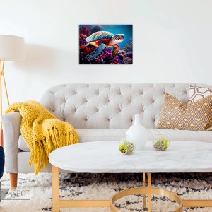 تخته شاسی طرح Sea Turtle MDF-54