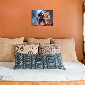 تخته شاسی طرح Kratos Immortal Warrior MDF-59
