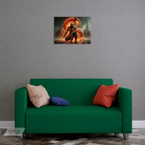 تخته شاسی طرح Mortal Kombat Scorpion MDF-60