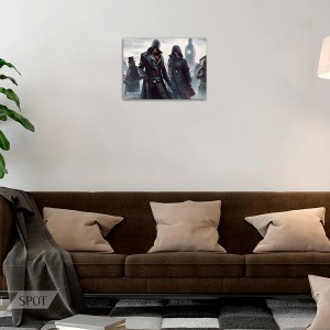 تخته شاسی طرح Assassins Creed Syndicate Jacob and Evie Frye MDF-65