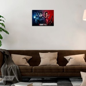 تخته شاسی طرح Resident Evil 2 Claire Redfield and Leon Kennedy MDF-70