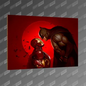 تخته شاسی طرح Iron Man vs Batman MDF-113