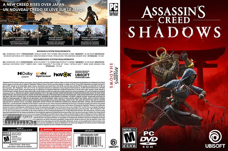 Assassins Creed Shadows Cover