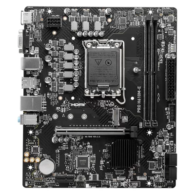 مادربرد ام اس آی مدل PRO H610M-E D5 (فروش فقط با سیستم کامل)