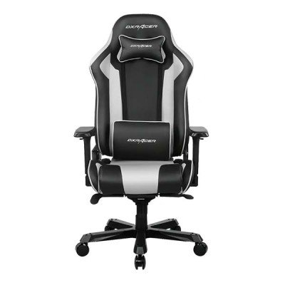 صندلی اداری مدیریتی و مخصوص بازی دی ایکس ریسر مشکی سفید مدل King Series/D4000/NW