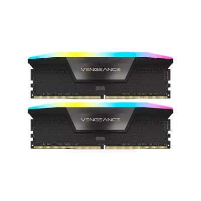 حافظه رم دسکتاپ کورسیر مدل   VENGEANCE RGB DDR5 64GB 32GBx2 6600MHz CL32