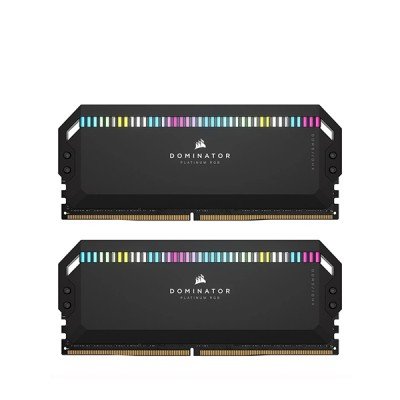 حافظه رم دسکتاپ کورسیر مدل  DOMINATOR PLATINUM RGB 16GBx2 32G 6200Mhz DDR5