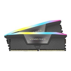 حافظه رم دسکتاپ کورسیر مدل  VENGEANCE RGB 32GB 16GBx2 DDR5 5200MHz CL40