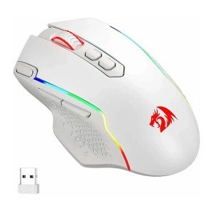 موس بی‌سیم مخصوص بازی ردراگون مدل  TAIPAN PRO M810 PRO White RGB