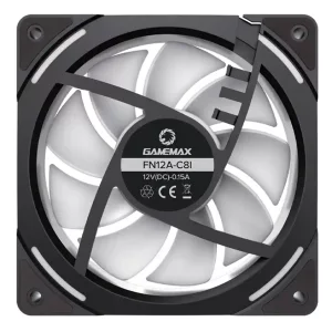 فن کیس گیم مکس مدل FN12A C8I Black