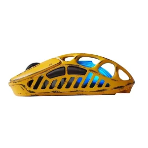 موس مخصوص بازی گراوا استار مدل GravaStar Mercury X Battle-Worn Yellow