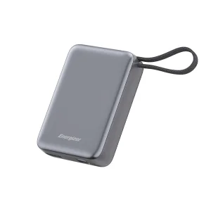 پاوربانک انرجایزر مدل UE20085PQ ظرفیت 20000 میلی آمپر ساعت به همراه کابل لایتنینگ