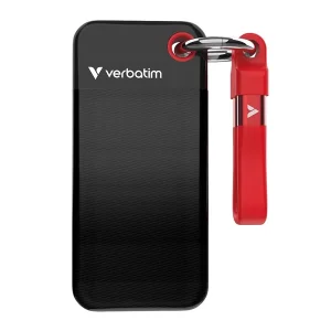 حافظه SSD اکسترنال 1 ترابایت ورباتیم مدل POCKET قرمز