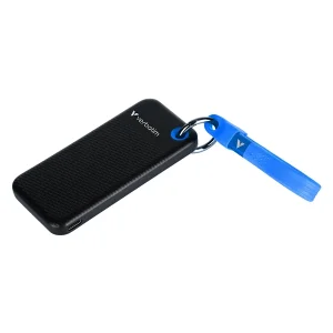 حافظه SSD اکسترنال 1 ترابایت ورباتیم مدل POCKET آبی