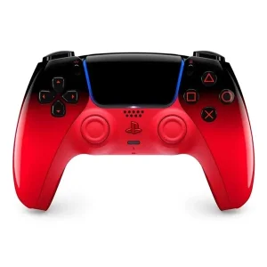 دسته بازی بی سیم سونی رنگ مشکی قرمز مدل DualSense 5 Hyperpop Techno Red