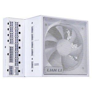 پاور 1000 وات لیان لی مدل EDGE GOLD 1000 UK White Full Modular به همراه هاب