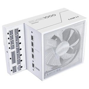 پاور 1000 وات لیان لی مدل EDGE GOLD 1000 UK White Full Modular به همراه هاب