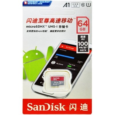 حافظه مموری 64 گیگ SanDisk مدل Ultra A1