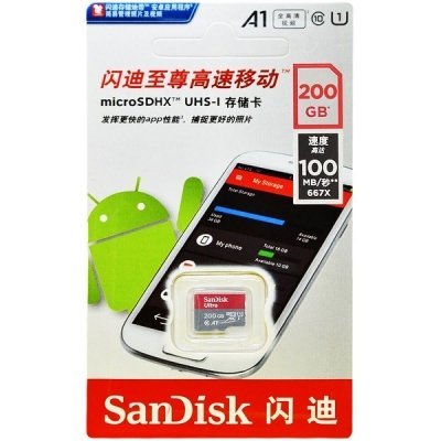 حافظه مموری 200 گیگ SanDisk مدل Ultra A1