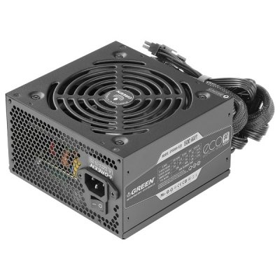 منبع تغذیه گرین مدل GP500A-ECO rev3.1