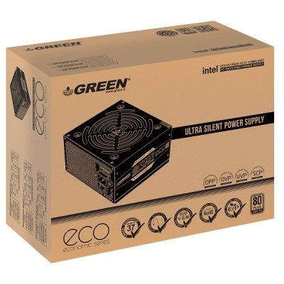 منبع تغذیه گرین مدل GP350A-ECO