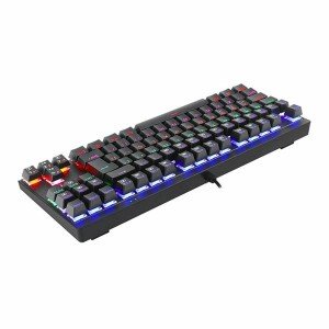 کیبورد مخصوص بازی تی دگر مدل T-Dagger Corvette T-TGK302 blue switch
