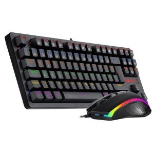 کیبورد و موس باسیم مخصوص بازی ردراگون مدل ESSENTIALS S113