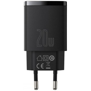 شارژر دیواری بیسوس مدل CCXJ-B01 20W 2 Port