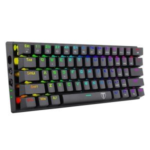 کیبورد بی سیم و سیمی مخصوص بازی T-Dagger Verde T-TGK317