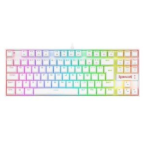 کیبورد گیمینگ ردراگون مدل REDRAGON KUMARA Pro White K552P-KBS