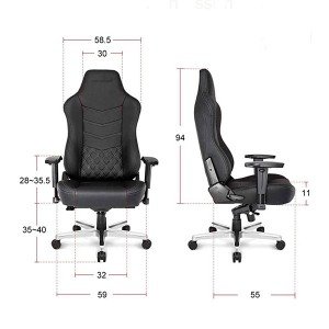 صندلی اداری مدیریتی و مخصوص بازی ای کی ریسینگ مشکی مدل Akracing Onyx Deluxe