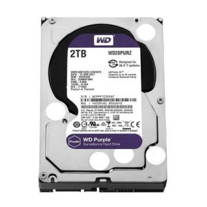 هارد دیسک اینترنال وسترن دیجیتال *نو* مدل Purple ظرفیت 2 ترابایت با گارانتی اصلی