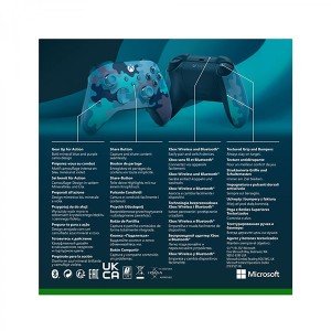 دسته بازی بی سیم مایکروسافت مدل Xbox Controller Mineral Camo