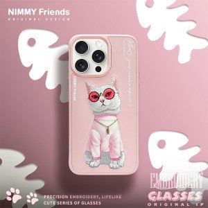 کاور طرح دار IPhone 15 Promax  نیمی مدل Royal Cat