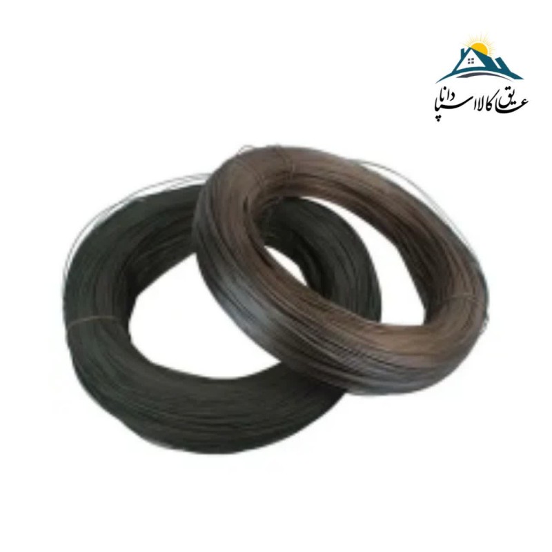 سیم مفتولی سیاه 1.5 فابریک سلفون دار