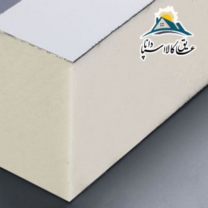 عایق پلی یورتان تخته ای فویل دار مسلح ضخامت 10cm و دانسیته 45kg/m3