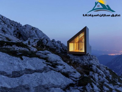 استفاده از عایق حرارتی – صوتی پشم سنگ (عایق تخته ای پشم سنگ) برای عایق کاری کابین کوه آلپ (مطلب)
