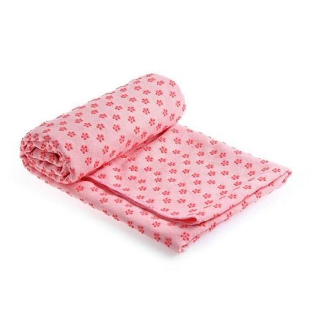 زیر انداز یوگا حوله ای مدل Yoga Mat Towel|صورتی روشن