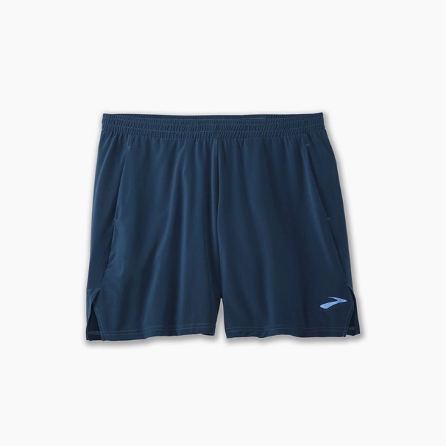 شورت ورزشی مردانه بروکس مدل Brooks Men Run Within 7 Linerless Short|آبی تیره